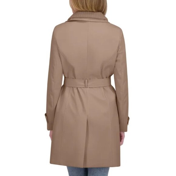 Halston Women's Belted Trench Coat - Picture 5 of 5